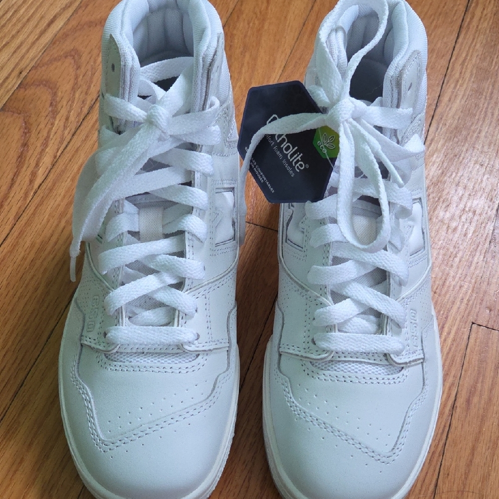 NWT White New Balance 650 Shoes